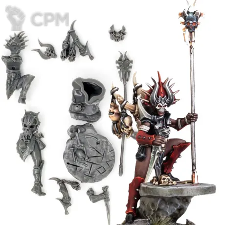 Описание картинки Realmgore Ritualist от LooneShroomFoundry по цене 500руб | Свободный Рынок Миниатюр - СРМ