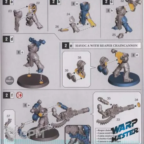 Описание картинки Reaper Chaincannon CSM H от WARP Master по цене 180руб | Свободный Рынок Миниатюр - СРМ