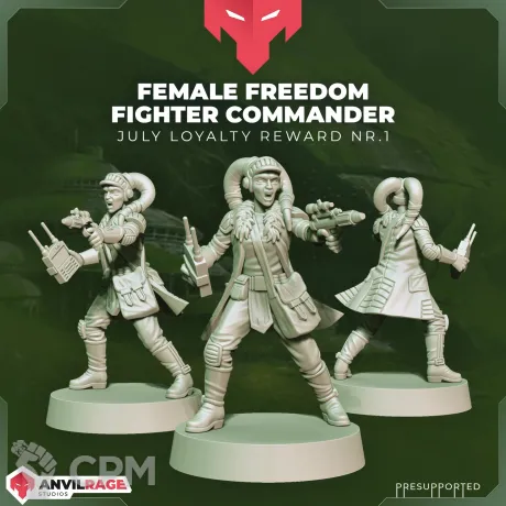 Описание картинки Rebel Trooper - Twi'lek Commander от PocketSized Prints по цене 170руб | Свободный Рынок Миниатюр - СРМ