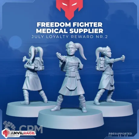 Описание картинки Rebel Trooper - Twi'lek Medical Supplier от PocketSized Prints по цене 170руб | Свободный Рынок Миниатюр - СРМ