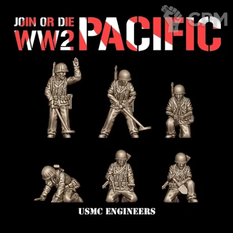 Описание картинки USMC ENGINEERS от 3DPrintClub по цене 95руб | Свободный Рынок Миниатюр - СРМ