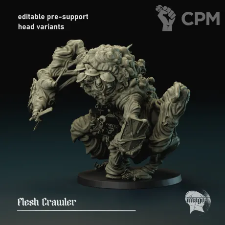 Описание картинки Flesh Crawler от Manufactorum76 по цене 2 000руб | Свободный Рынок Миниатюр - СРМ