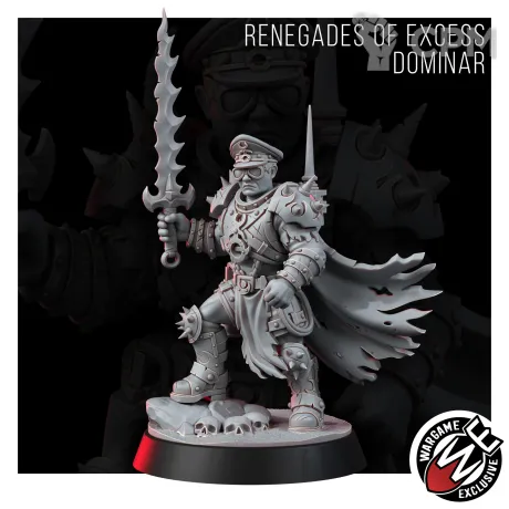 Описание картинки RENEGADES OF EXCESS DOMINAR от Manufactorum76 по цене 175руб | Свободный Рынок Миниатюр - СРМ