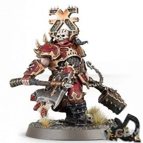 Описание картинки aspiring deathbringer with goreaxe and skullhammer от R.E.print по цене 350руб | Свободный Рынок Миниатюр - СРМ