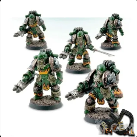Описание картинки Salamanders Legion Pyroclasts от R.E.print по цене 890руб | Свободный Рынок Миниатюр - СРМ
