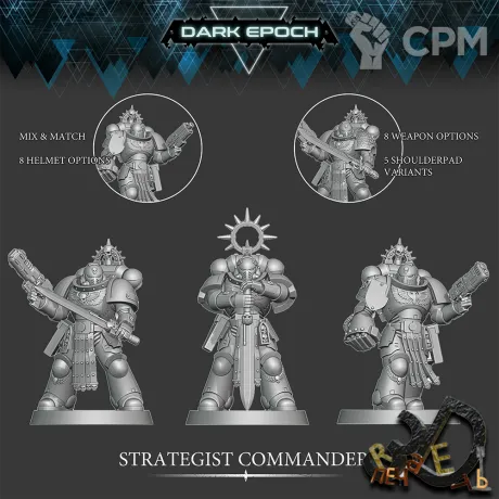 Описание картинки StrategistCommanders от R.E.print по цене 690руб | Свободный Рынок Миниатюр - СРМ