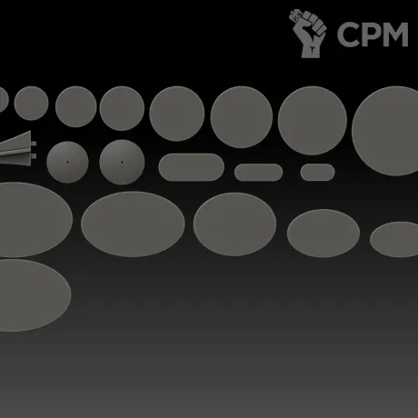 Описание картинки База 130 мм. от Brutality по цене 210руб | Свободный Рынок Миниатюр - СРМ