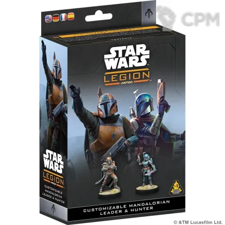 Описание картинки [ПРЕДЗАКАЗ] Star Wars: Legion - Customizable Mandalorian Leader &amp; Hunter от StarkLogistics по цене 4 059руб | Свободный Рынок Миниатюр - СРМ