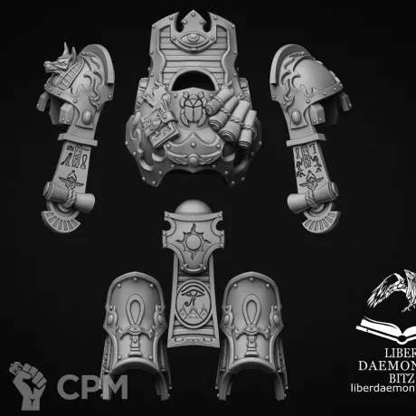 Описание картинки Armour model “Vetustus” type Gipt от Bazilevs по цене 845руб | Свободный Рынок Миниатюр - СРМ