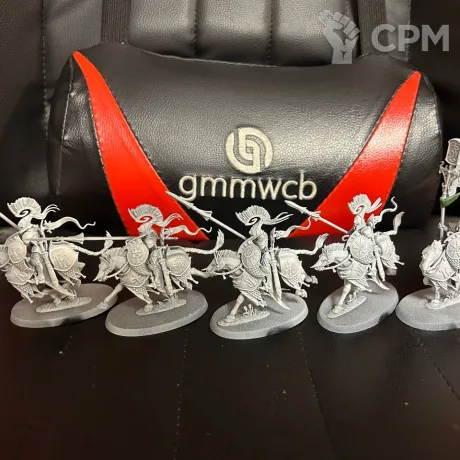 Описание картинки Lumineth Vanari Dawnriders от vasilifas по цене 2 900руб | Свободный Рынок Миниатюр - СРМ