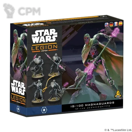 Описание картинки Star Wars: Legion - IG-100 Magnaguards от StarkLogistics по цене 4 935руб | Свободный Рынок Миниатюр - СРМ