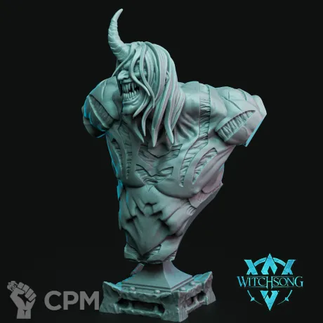 Описание картинки Bust - The Champion of Wrath от ADEPT M&P по цене 2 000руб | Свободный Рынок Миниатюр - СРМ
