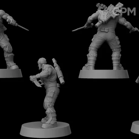 Описание картинки Jungle Soldier 1 от Bazilevs по цене 592руб | Свободный Рынок Миниатюр - СРМ