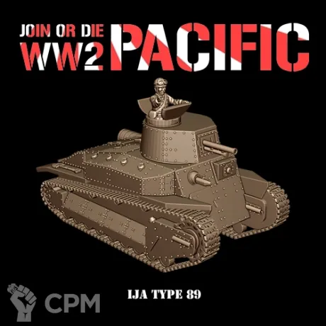 Описание картинки IJA TYPE 89 от 3DPrintClub по цене 1 350руб | Свободный Рынок Миниатюр - СРМ