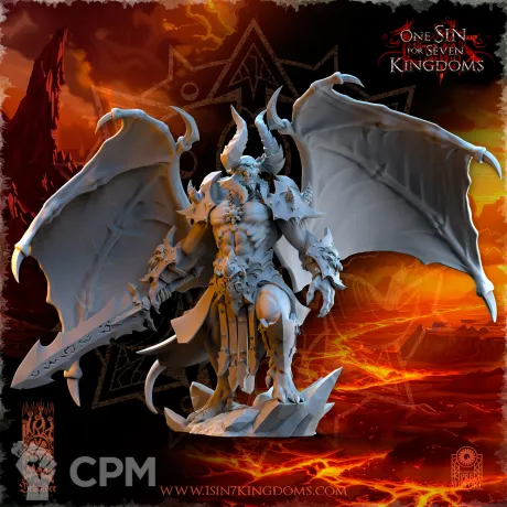 Описание картинки Azagoth, Prince of Mayhem от Naggaroth Night по цене 3 000руб | Свободный Рынок Миниатюр - СРМ