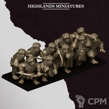 Описание картинки Hobgoblin Backstabbers от Wardog Workshop по цене 1 000руб | Свободный Рынок Миниатюр - СРМ