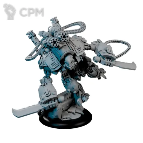 Описание картинки Gravediggers Extreme Plugger Warjack от 3Д печать миниатюр по цене 1 777руб | Свободный Рынок Миниатюр - СРМ