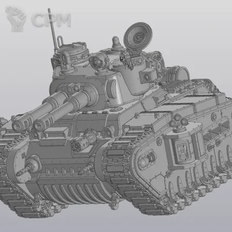 Описание картинки Rogal Dorn Battle Tank от koksee по цене 2 500руб | Свободный Рынок Миниатюр - СРМ