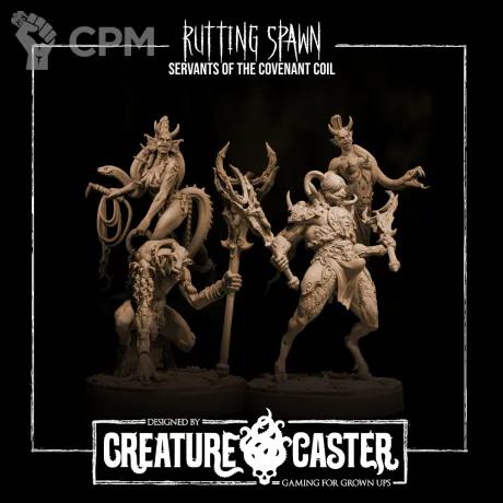 Описание картинки Rutting Spawn of the Covenant Coil от Manufactorum76 по цене 600руб | Свободный Рынок Миниатюр - СРМ