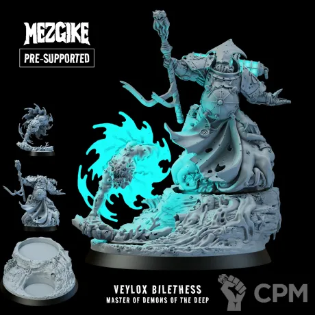 Описание картинки Veylox Bilethess, Master of Demons от Age of Printmar по цене 681руб | Свободный Рынок Миниатюр - СРМ