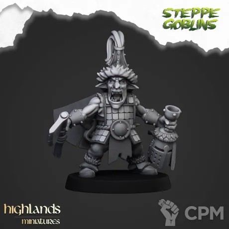 Описание картинки Steppe Goblin Hero от 3DPrintClub по цене 88руб | Свободный Рынок Миниатюр - СРМ