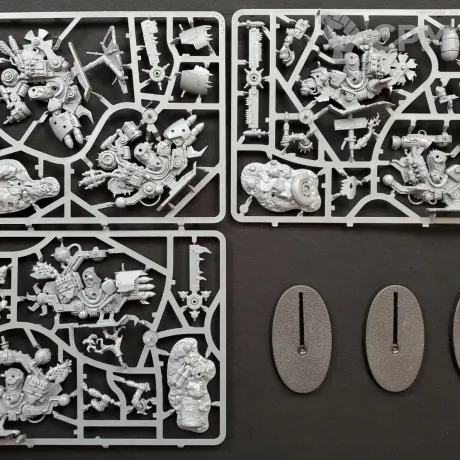 Описание картинки Deffkoptas x3 от Miniatures Broker по цене 100руб | Свободный Рынок Миниатюр - СРМ
