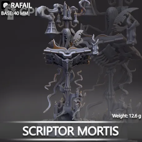 Описание картинки Scriptor Mortis от Naggaroth Night по цене 800руб | Свободный Рынок Миниатюр - СРМ
