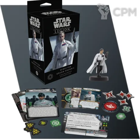 Описание картинки Star Wars Legion: Director Orson Krennic Commander Expansion от StarkLogistics по цене 1 785руб | Свободный Рынок Миниатюр - СРМ