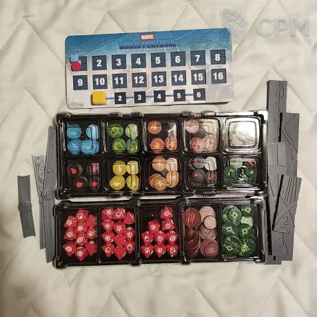 Описание картинки Все аксессуары для Marvel (кубы, линейки, жетоны и тд) от Ник Без по цене 100руб | Свободный Рынок Миниатюр - СРМ