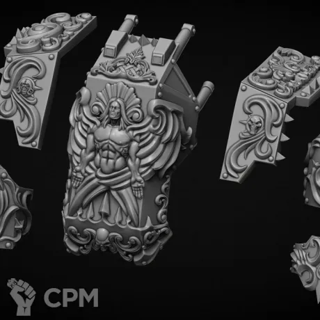 Описание картинки Броня "Invictus" тип Sanguis от Bazilevs по цене 845руб | Свободный Рынок Миниатюр - СРМ