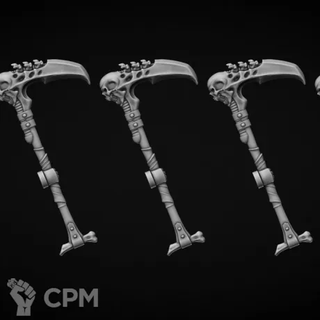 Описание картинки косы тип Reaper (правая рука) от Bazilevs по цене 497руб | Свободный Рынок Миниатюр - СРМ