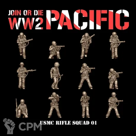 Описание картинки USMC RIFLEMEN_01 от 3DPrintClub по цене 95руб | Свободный Рынок Миниатюр - СРМ
