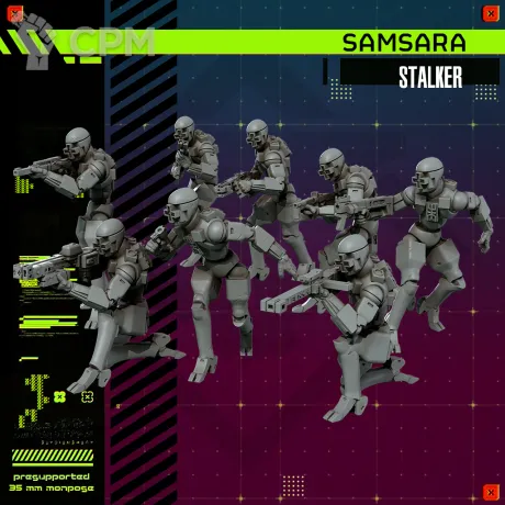 Описание картинки samsara stalker от Manufactorum76 по цене 1 200руб | Свободный Рынок Миниатюр - СРМ