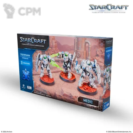 Описание картинки StarCraft: Medic - Terran - Expansion Set (предзаказ) от Miniature Wargames по цене 2 450руб | Свободный Рынок Миниатюр - СРМ