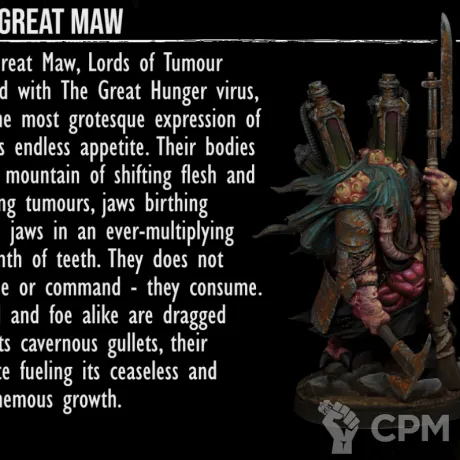 Описание картинки Lord of Tumours The Great Hunger от Manufactorum76 по цене 1 500руб
