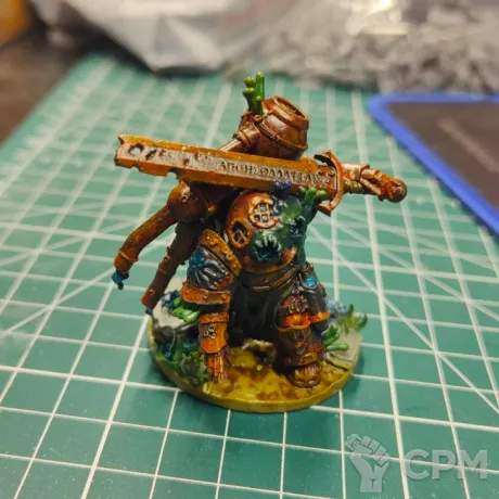 Описание картинки Death Guard Terminators, покрашенный - Mezgike от Мастерская Крипов по цене 500руб | Свободный Рынок Миниатюр - СРМ