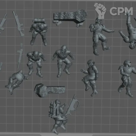 Описание картинки Трупы Гвардии от Laboratory of Chaos по цене 300руб | Свободный Рынок Миниатюр - СРМ