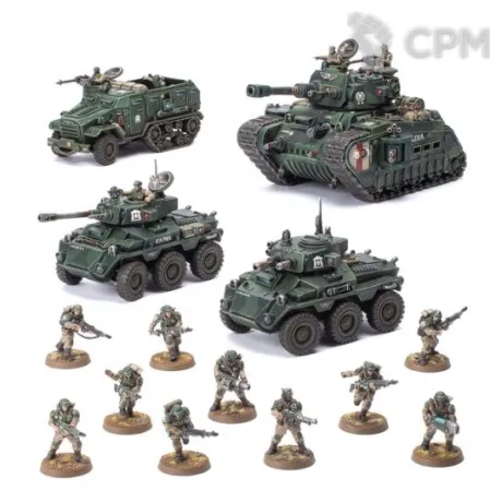 Описание картинки Astra Militarum армия 2000 pts от Миньки Молота Войны по цене 22 000руб | Свободный Рынок Миниатюр - СРМ