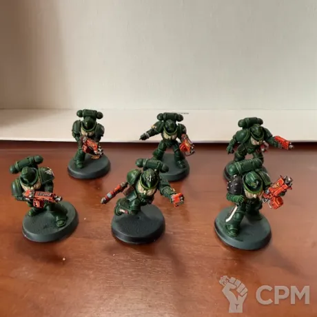 Описание картинки Space Marines: Intercessor Squad (6 моделей) от ehrst по цене 2 800руб | Свободный Рынок Миниатюр - СРМ