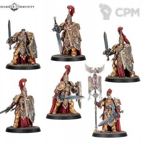 Описание картинки Custodian Sentinel Guard (2026) Скан + базы от WastelandMiniatures по цене 1 600руб | Свободный Рынок Миниатюр - СРМ
