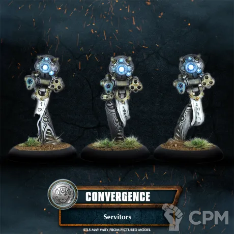 Описание картинки Omni Servitors. Command starter от Manufactorum76 по цене 300руб | Свободный Рынок Миниатюр - СРМ