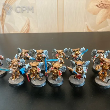 Описание картинки Sanguinary Guard old + Dante old от Danon по цене 1 900руб | Свободный Рынок Миниатюр - СРМ