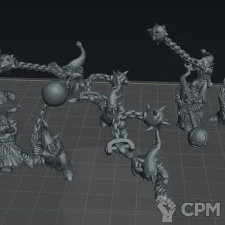 Описание картинки Гоблины фанатики / Night Goblin Fanatics от 3D6 по цене 425руб | Свободный Рынок Миниатюр - СРМ