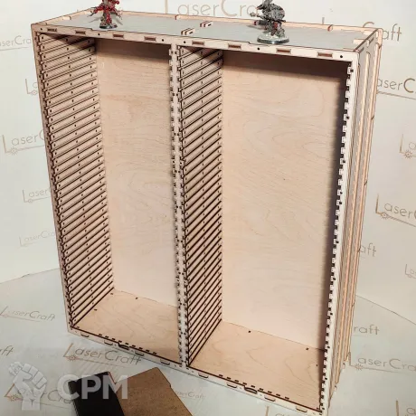 Описание картинки SH-M1_twin Шкаф для миниатюр (без экранов) от StudioOtolega по цене 4 400руб | Свободный Рынок Миниатюр - СРМ