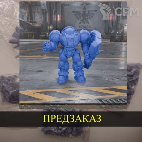 Описание картинки Terran Medic ( 32mm ) от White Blackjack по цене 899руб | Свободный Рынок Миниатюр - СРМ