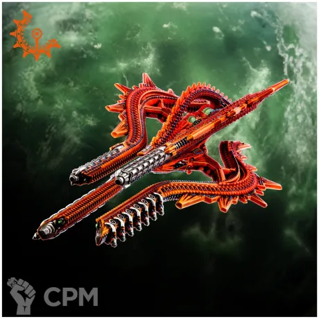 Описание картинки Shaltari Adamant Battlecruiser  (Эксклюзивная модель) от Wotiao по цене 5 990руб | Свободный Рынок Миниатюр - СРМ