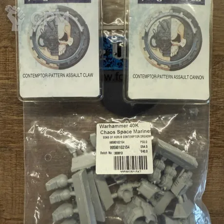 Описание картинки Sons of Horus Contemptor Dreadnought + Assault Cannon &amp; Claw (оригинал) от Mini Wargame по цене 26 955руб | Свободный Рынок Миниатюр - СРМ