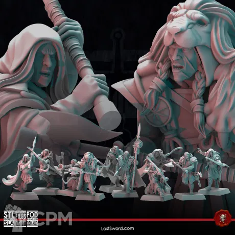 Описание картинки White Lions | Woodsmen's от Daniilfedyakov по цене 980руб | Свободный Рынок Миниатюр - СРМ