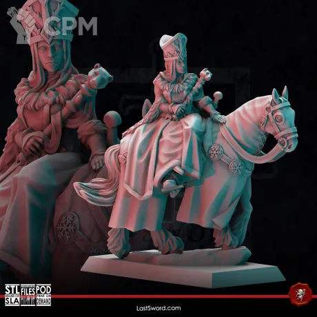 Описание картинки Zarina on Horse от Manufactorum76 по цене 450руб | Свободный Рынок Миниатюр - СРМ