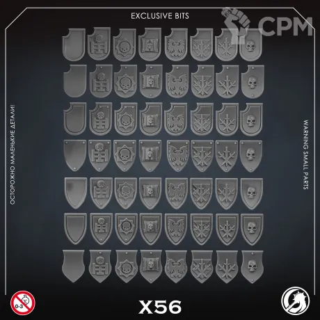 Описание картинки Grey Shields #4 от GreyStorm по цене 700руб | Свободный Рынок Миниатюр - СРМ